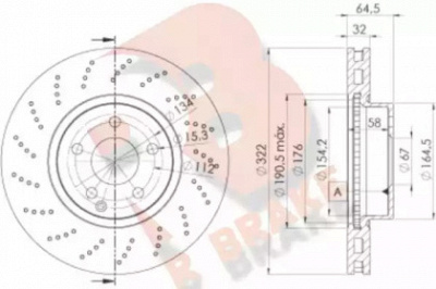 R BRAKE 78rbd26472 -  Тормозной диск